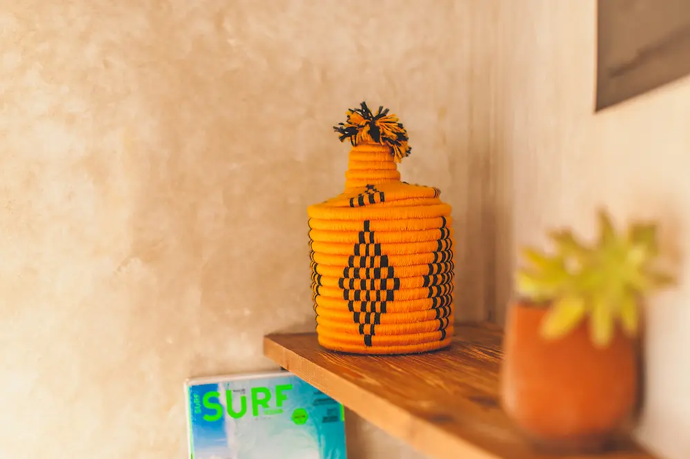 Triple Room Decor - Taghazout Hotel at The Yogi Surfer in Taghazout Bay, Morocco.