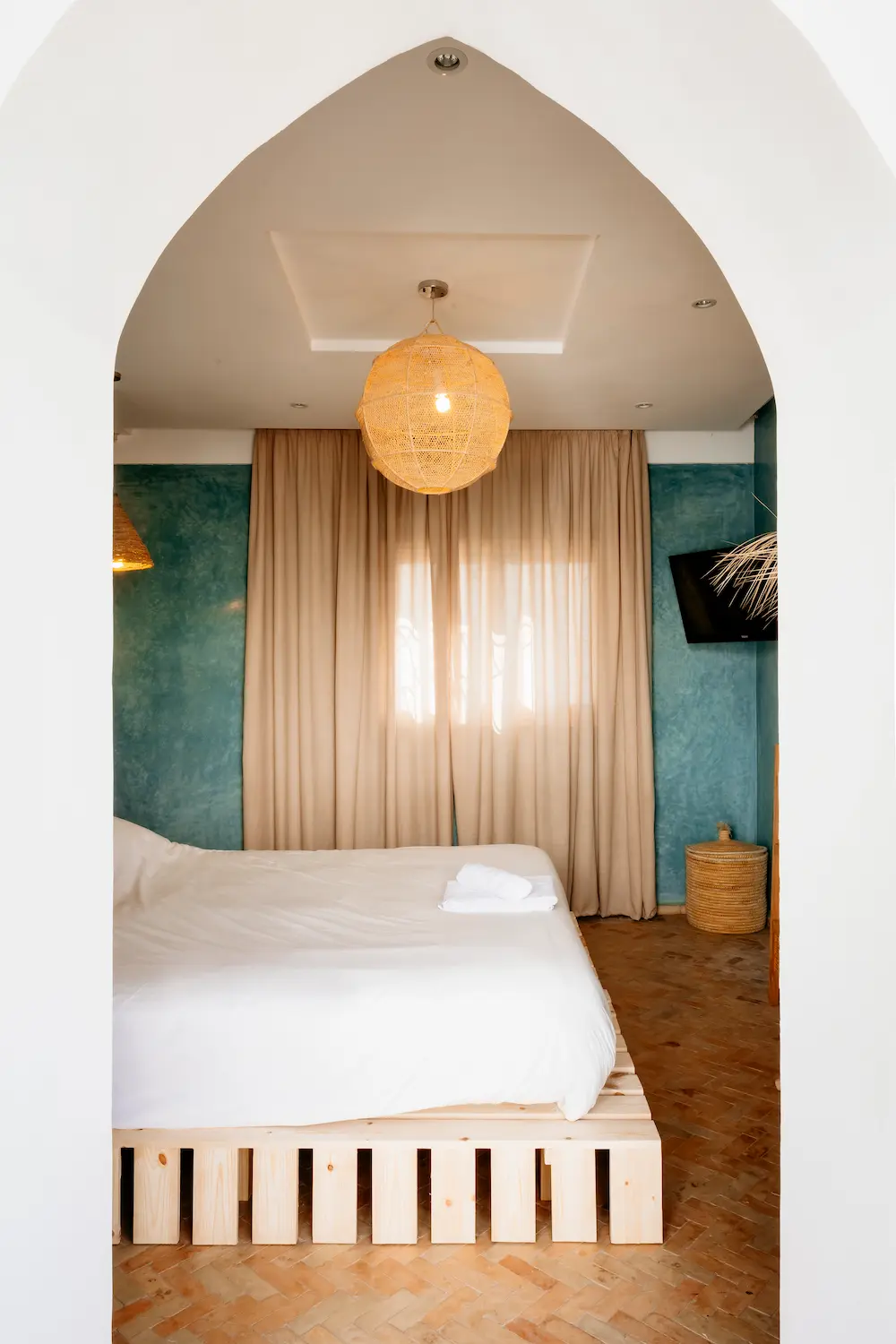 Ocean Room View - Morocco Taghazout at The Yogi Surfer in Taghazout Bay, Morocco.