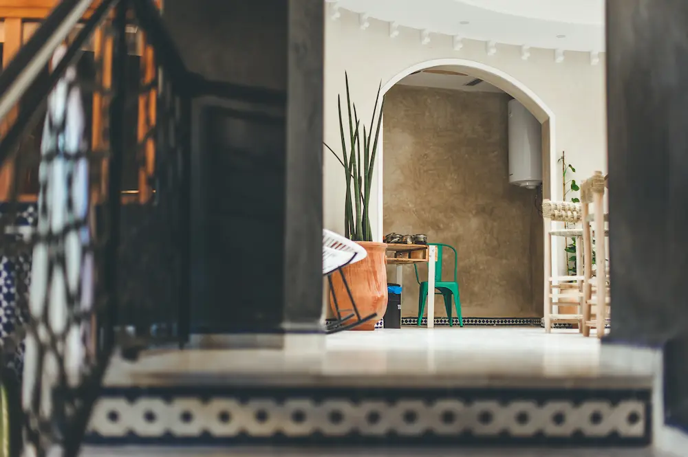 Hall & Common Area - Surf Camp Taghazout at The Yogi Surfer in Taghazout Bay, Morocco.